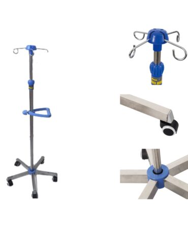 STAINLESS STEEL MOBILE DRIP STAND